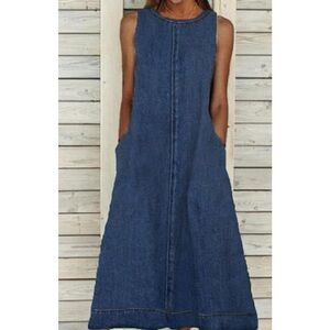Denim Maxi Dress